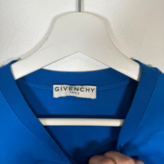 Givenchy Blue Paris Logo Tee Size S
