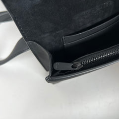 Dior Black Ultra Matte Calfskin Saddle Belt Bag