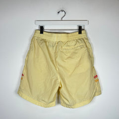 Brain Dead x Sergio Tacchini Yellow Nylon Shorts Size M