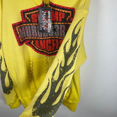 Murd333r.Fm Yellow Chopper Hoodie Size XXL