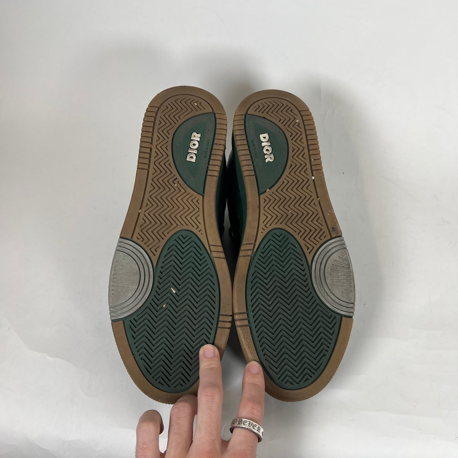 Dior B27 Green Low Top Sneaker Size 43