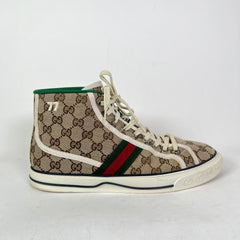 Gucci Tennis 1977 Canvas High-Top Sneaker