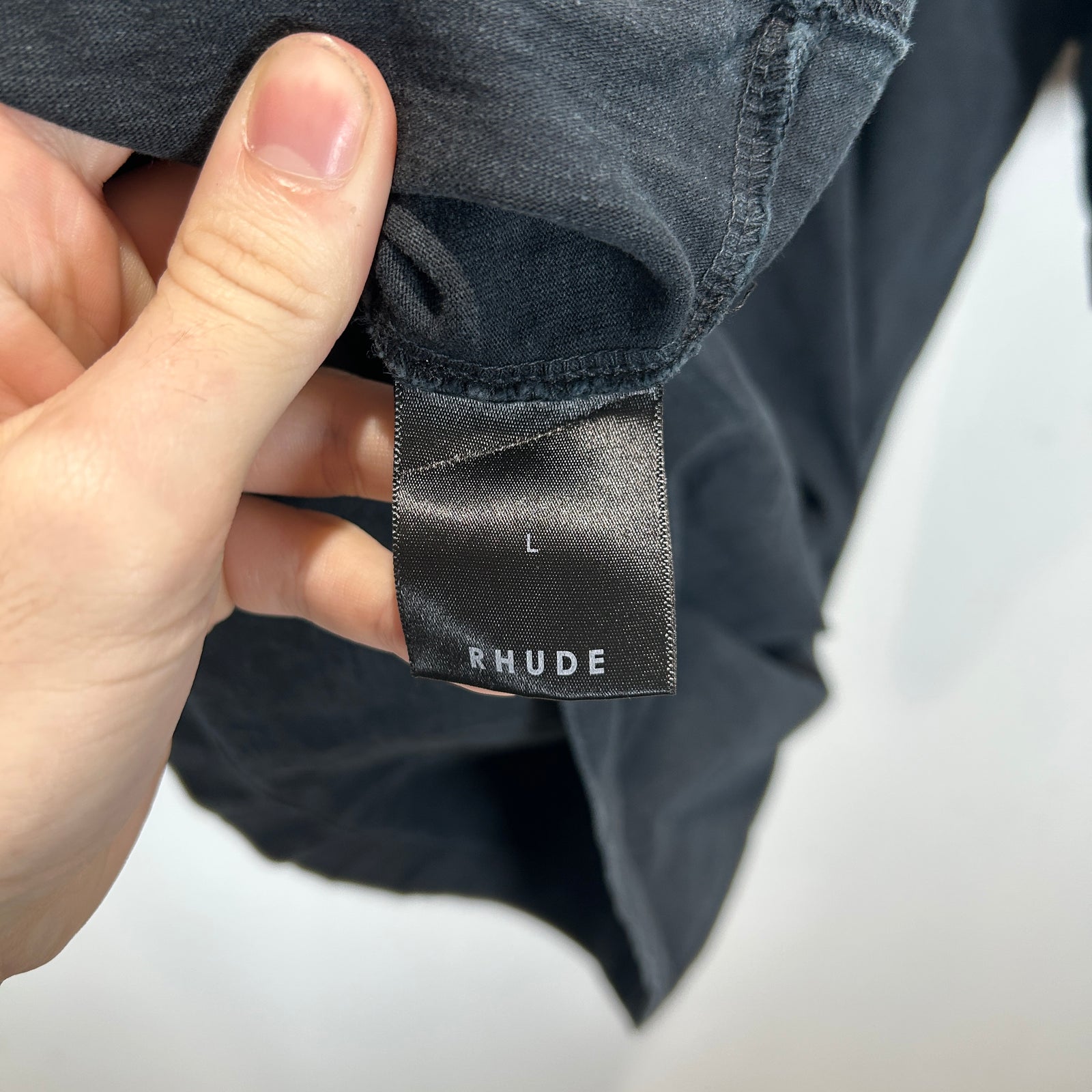 Rhude 'New Money' Graphic Black T-Shirt Size L