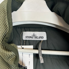 Stone Island Olive Modified Panama Down Jacket Size M