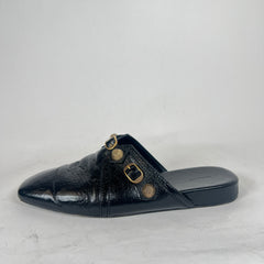 Balenciaga Black Cosy Cagole Mules Size 42