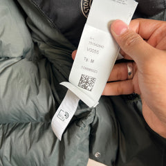Stone Island Olive Modified Panama Down Jacket Size M