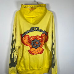 Murd333r.Fm Yellow Chopper Hoodie Size XXL