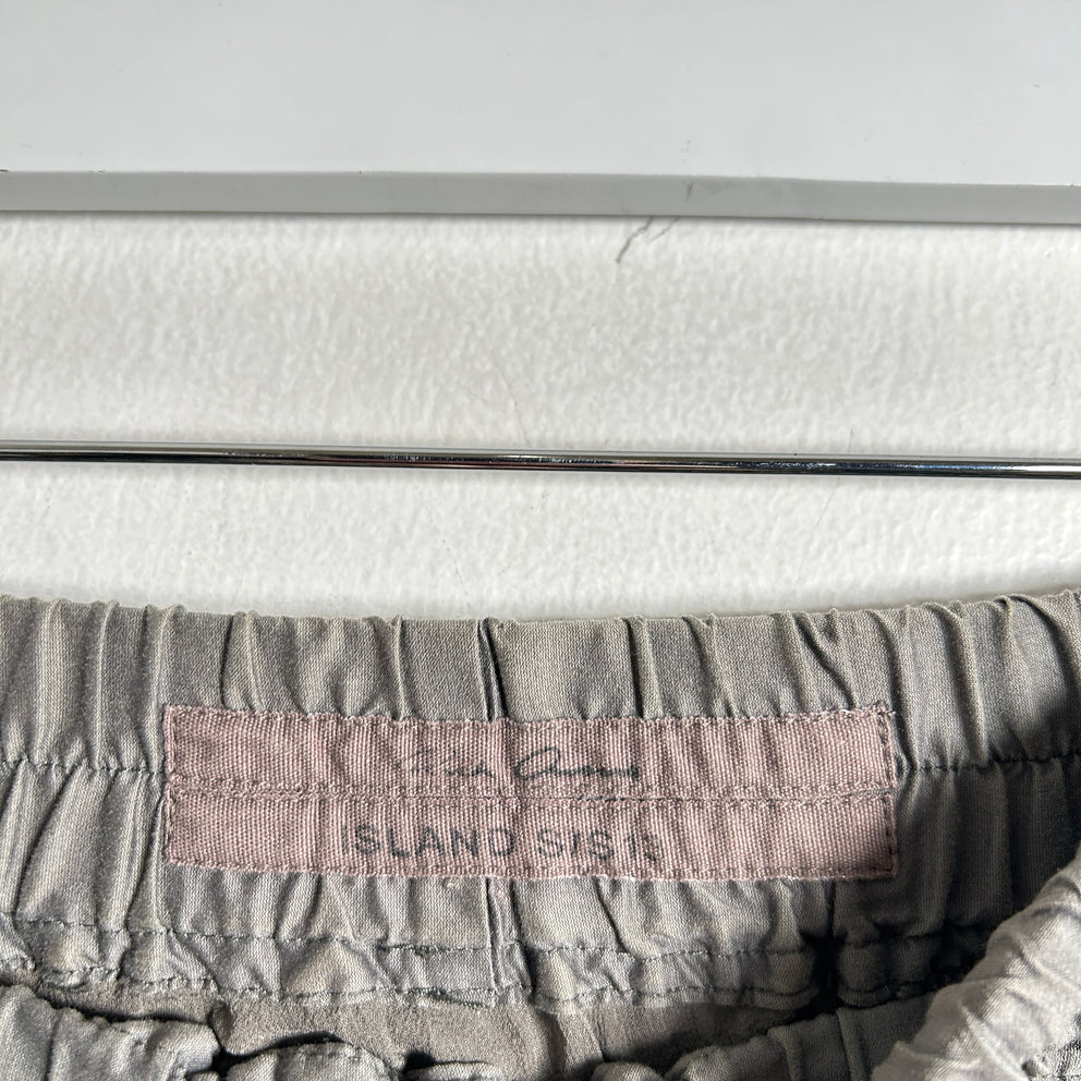 Rick Owens SS13 Dark Dust Viscose Shorts Size 10