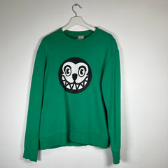 Ice Cream Graphic Green Crewneck