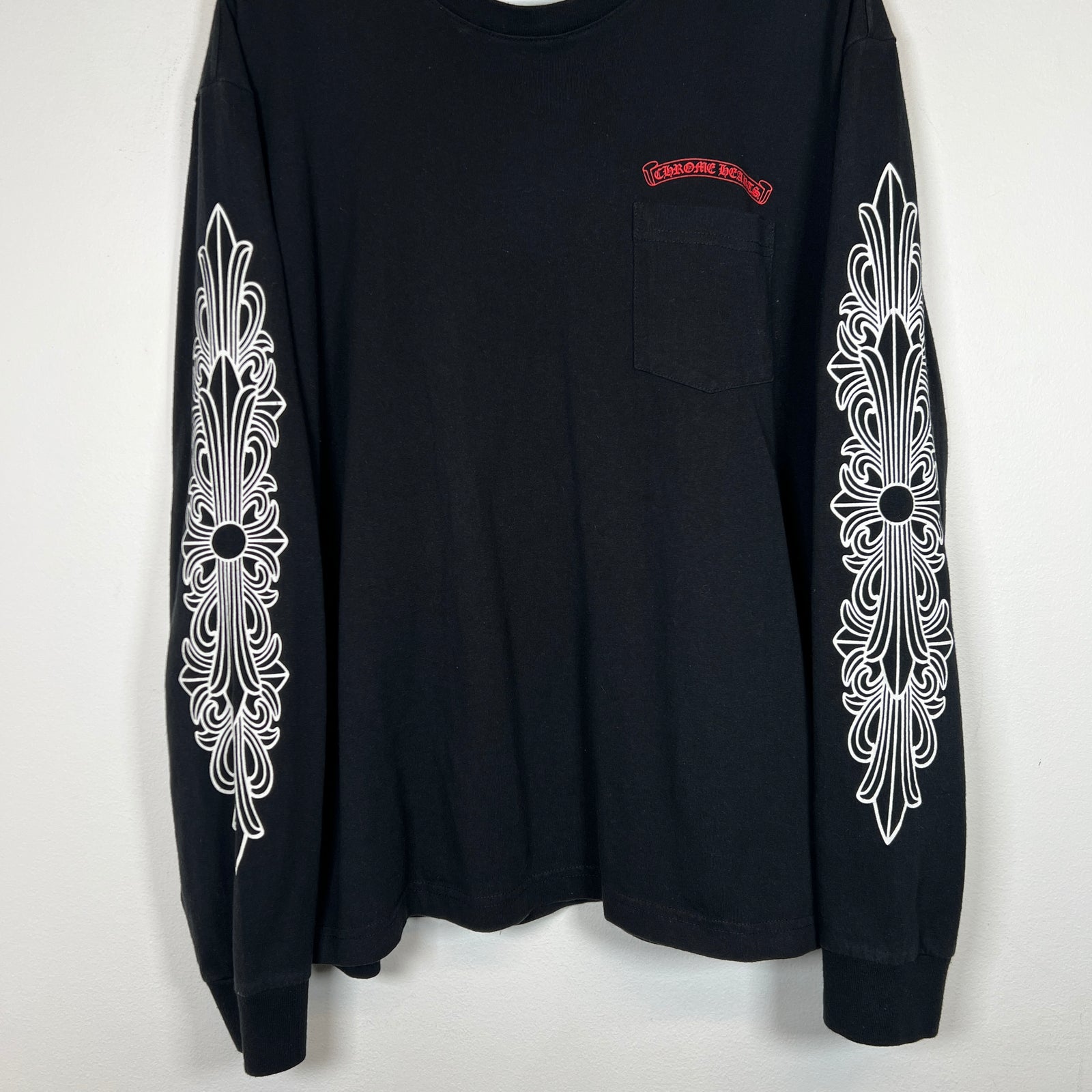 Chrome Hearts Black Matty Boy Chomper Longsleeve Size XL