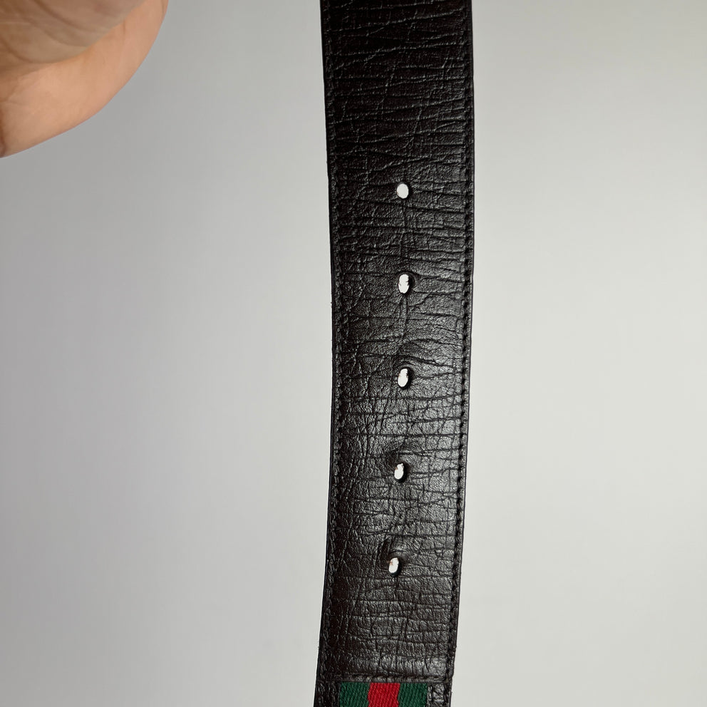 Gucci Web Interlocking G Belt