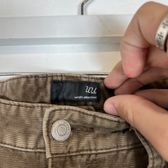 Undercover Uniqlo Brown Slim Corduroy Pants Size 28