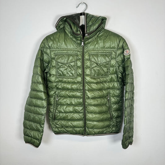 Moncler Olive Clovis Giubbotta Jacket Size 14Y