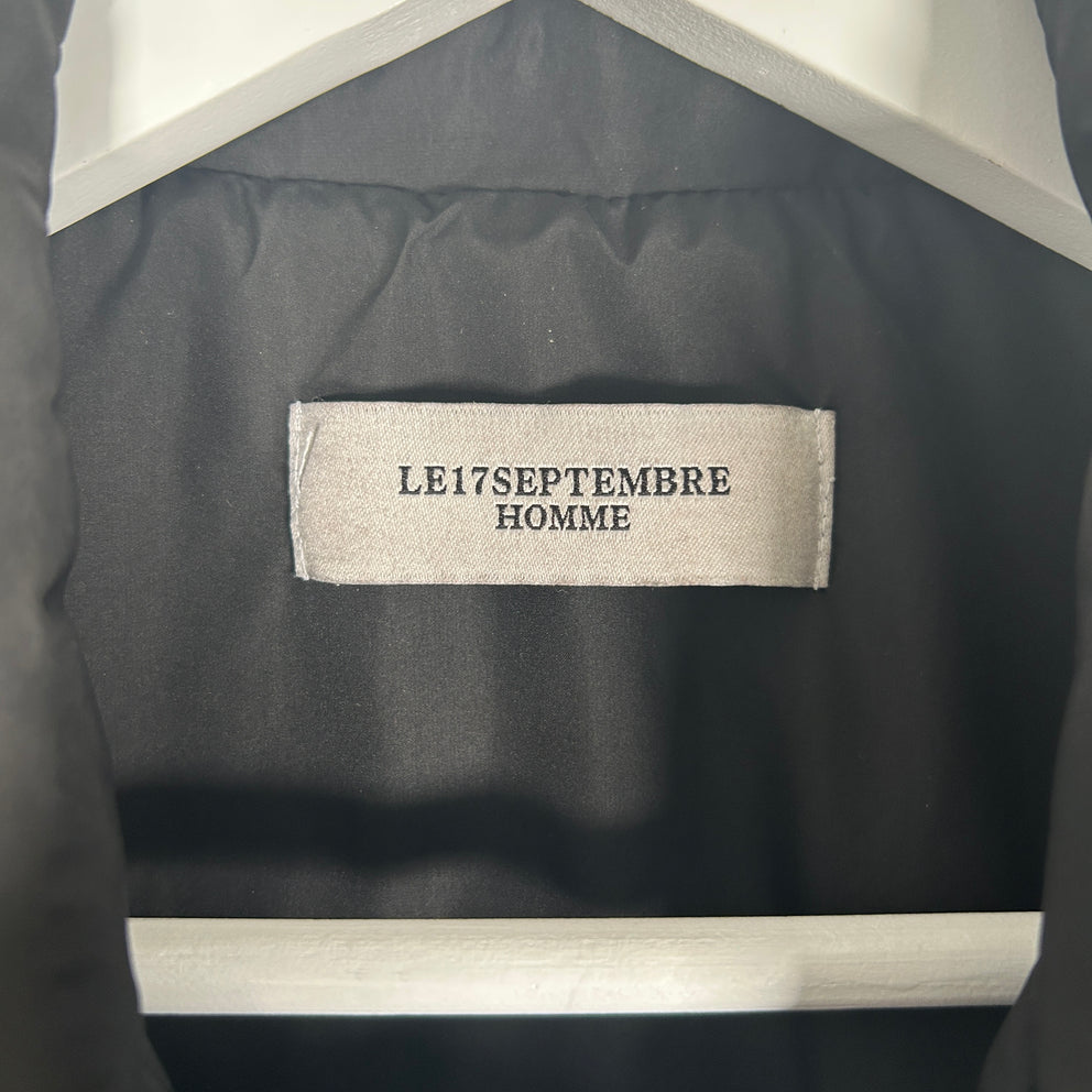 LE17SEPTEMBRE Double Layer Puffer Nylon Camp Shirt Size L