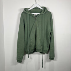 ERL Green Zip-Up Hoodie Size XL