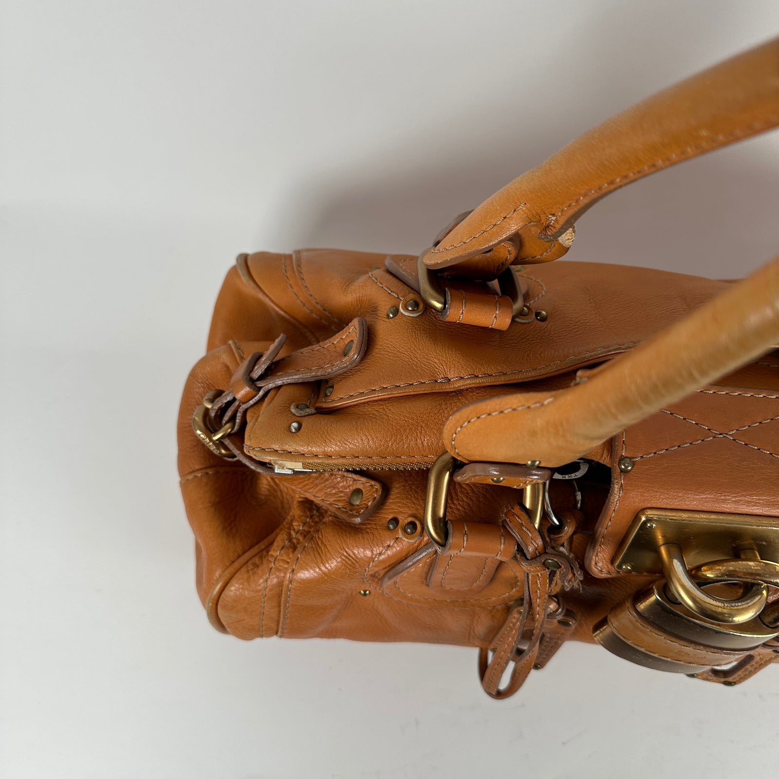 Chloe Paddington Lock Leather Handbag
