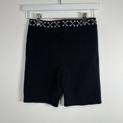 Off-White Black Biker Shorts Size M