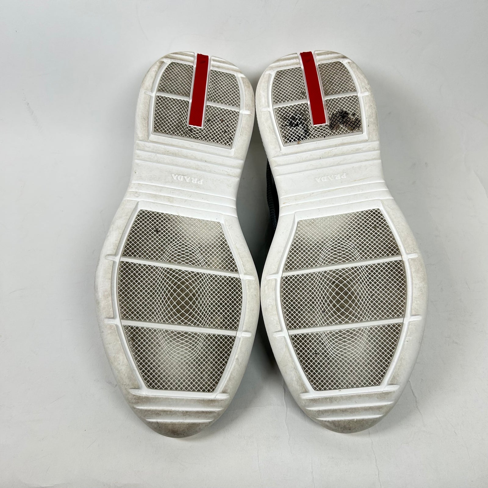 Prada Black/Grey American Cup Sneakers Size 8.5