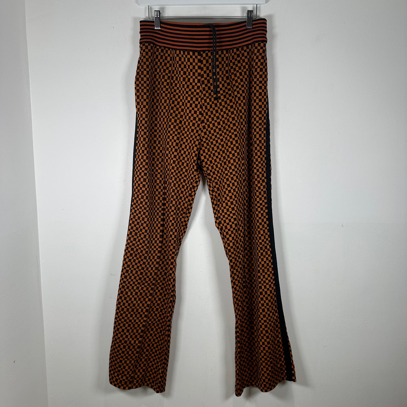Marni Orange Checkered Lounge Pants Size 48
