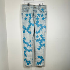 Amiri x Chemist Blue Star Patch Jeans Size 33