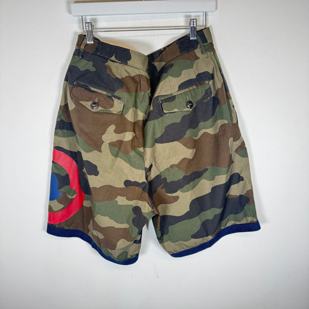 Moncler Camo Logo Shorts Size 34