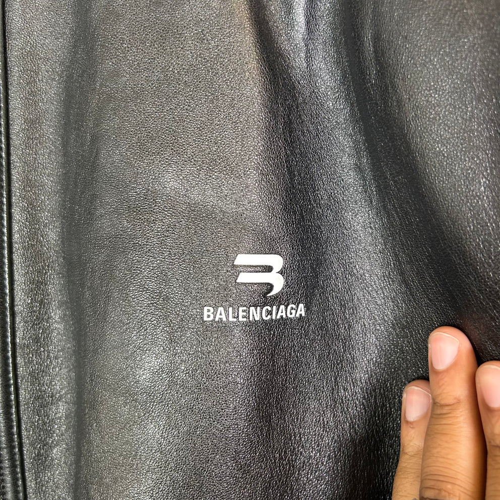 Balenciaga Sporty B Taxi Bomber Jacket
