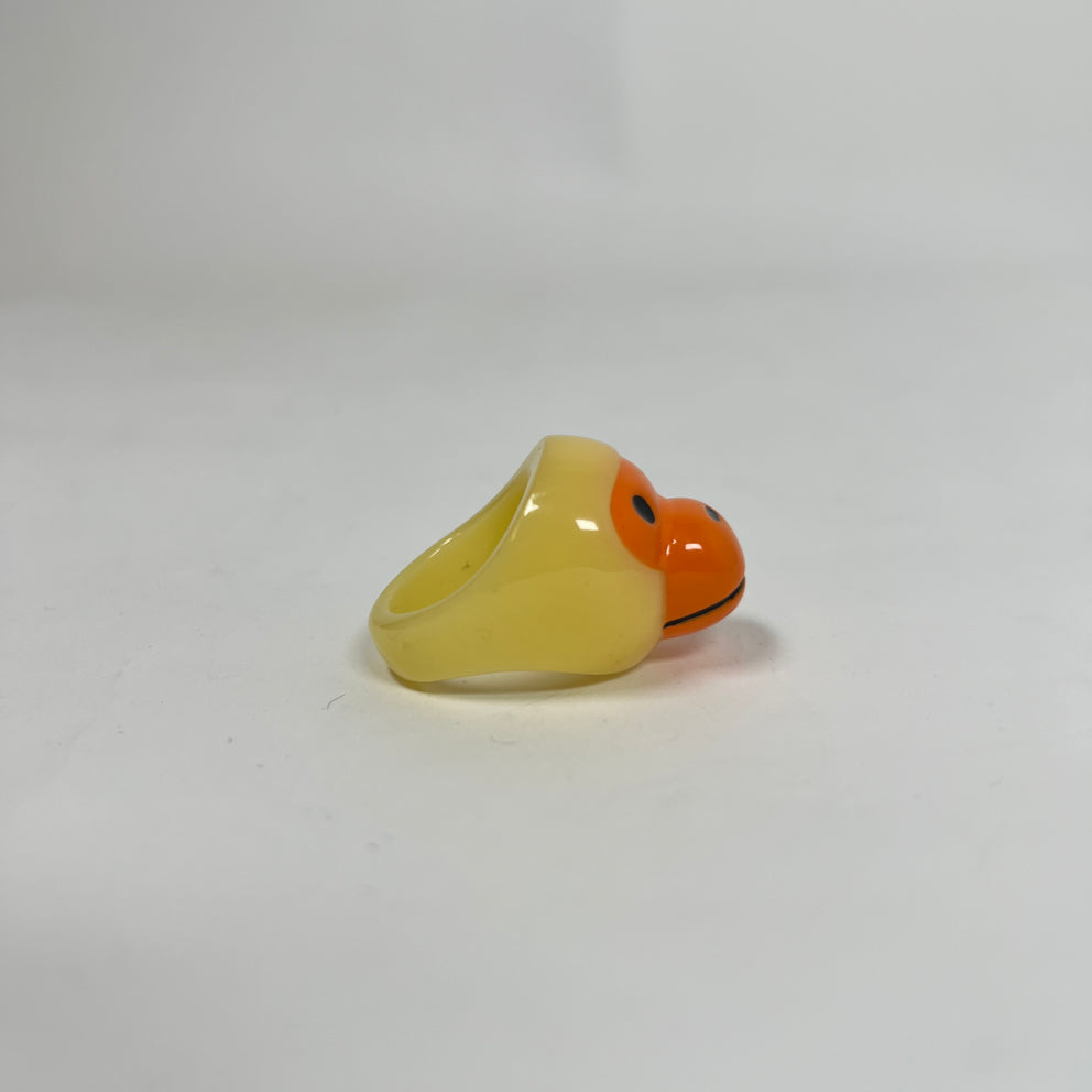 Bape Yellow & Pink Baby Milo Ring Set Size L