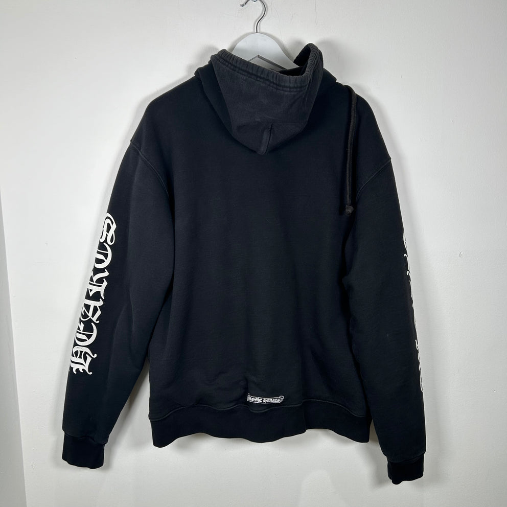 Chrome Hearts Thermal Lined Hoodie Spell-Out Sleeves Size L