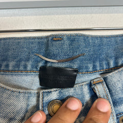 Saint Laurent D02 Lightwash Distressed Jeans Size 31