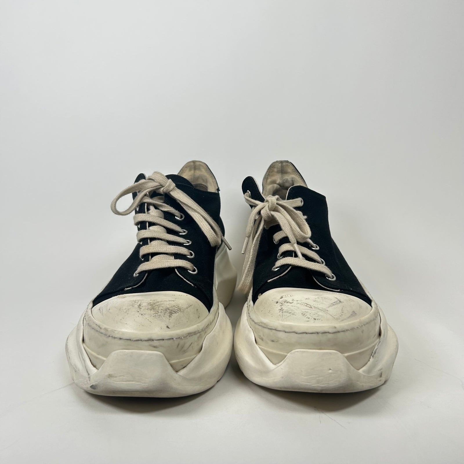 Rick Owens Black Abstract Ramones Size 42