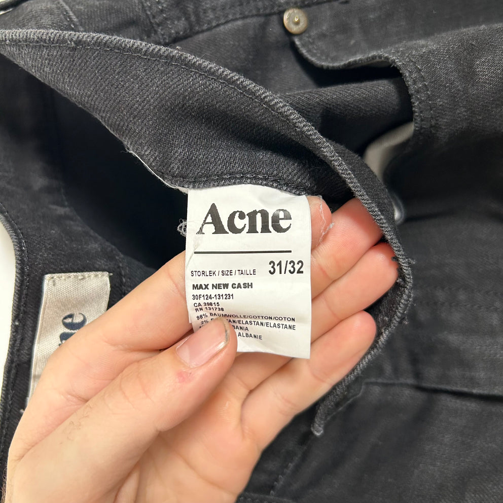 Acne Black Skinny Jeans Size 31