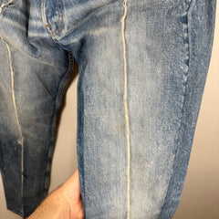 Maison Margiela Distressed Pleat Jeans Size 34