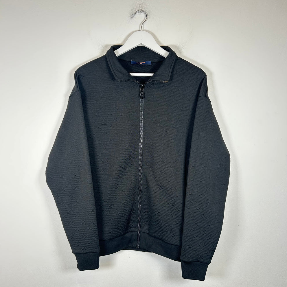 Louis Vuitton Black Monogram Track Jacket Size M