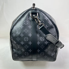 Louis Vuitton Monogram Eclipse Bandouliere Keepall 55