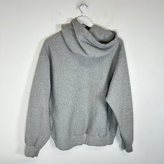Supreme Grey Raised Script Logo Hoodie Size M