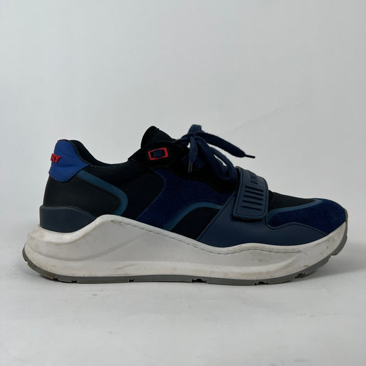 Burberry Blue Ramsey Low Top Size 10