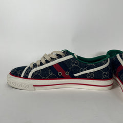 Gucci Denim GG Tennis Sneaker Size 38.5