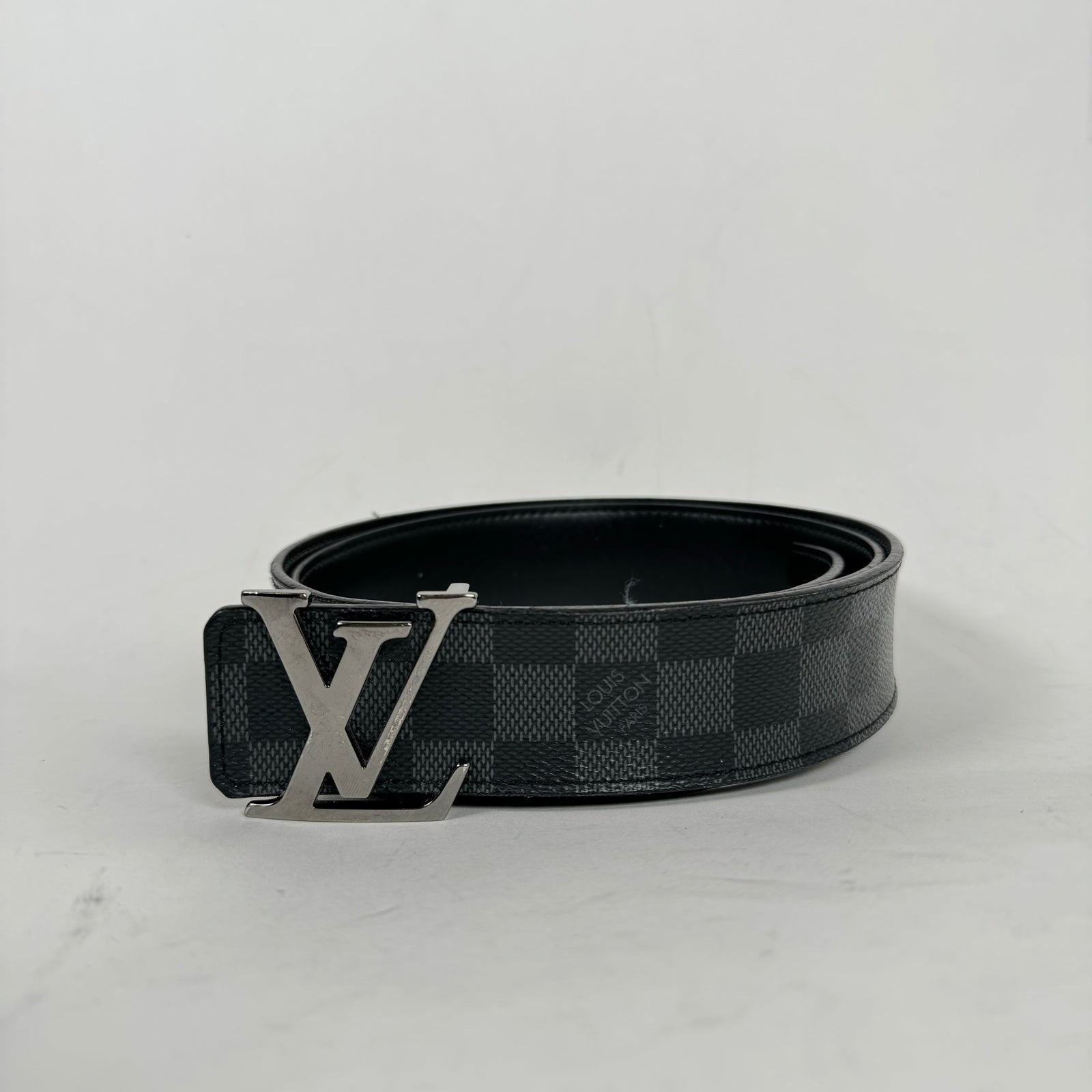 Louis Vuitton Damier Graphite 40mm Belt Size 100