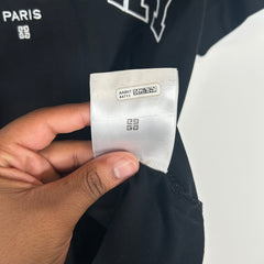 Givenchy Black College Logo Tee Size S