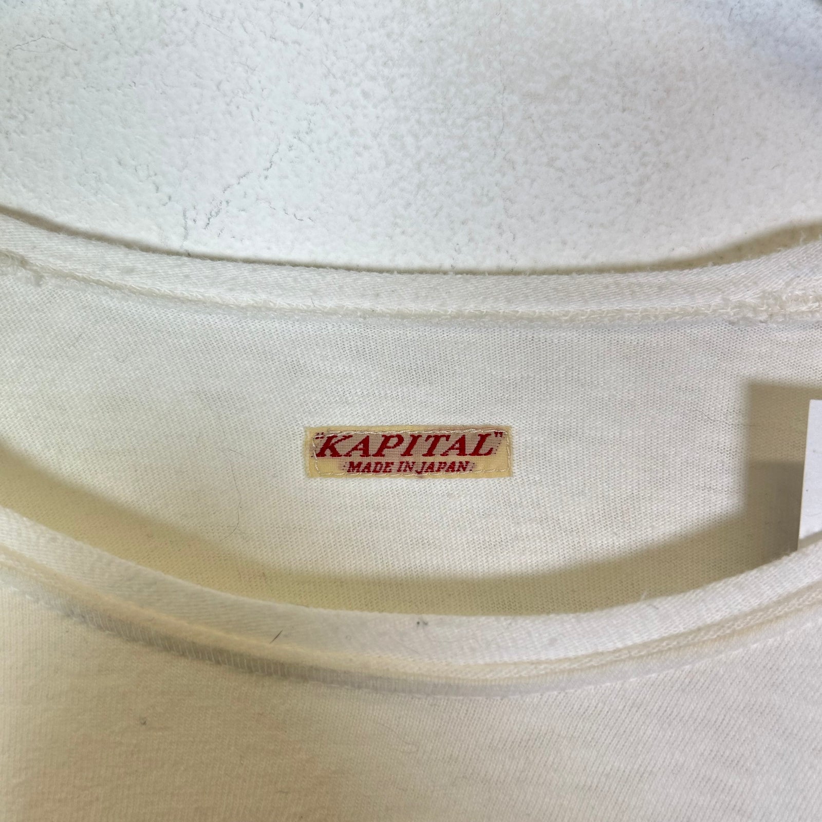 Kapital White Smiley Face Longsleeve