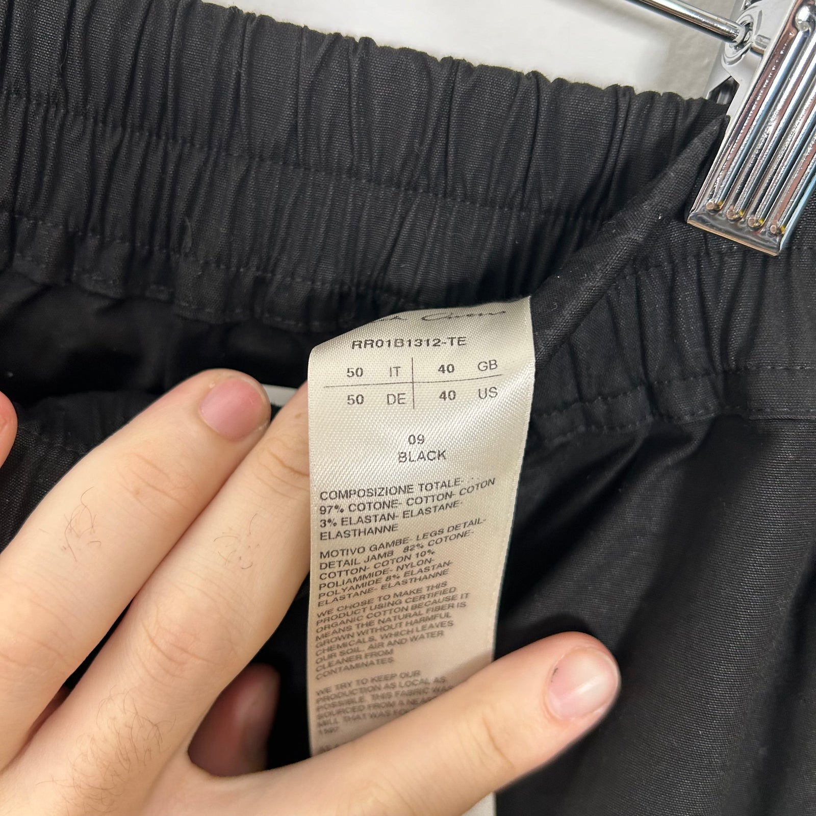 Rick Owens 'Fogachine' Sparta Shorts Size Medium