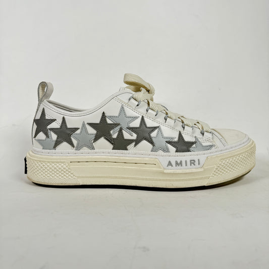 Amiri White/Grey Star Court Low Sneakers Size 42