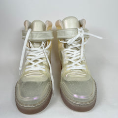 Louis Vuitton Transparent Sky 408 High Top Trainers Size LV 8.5