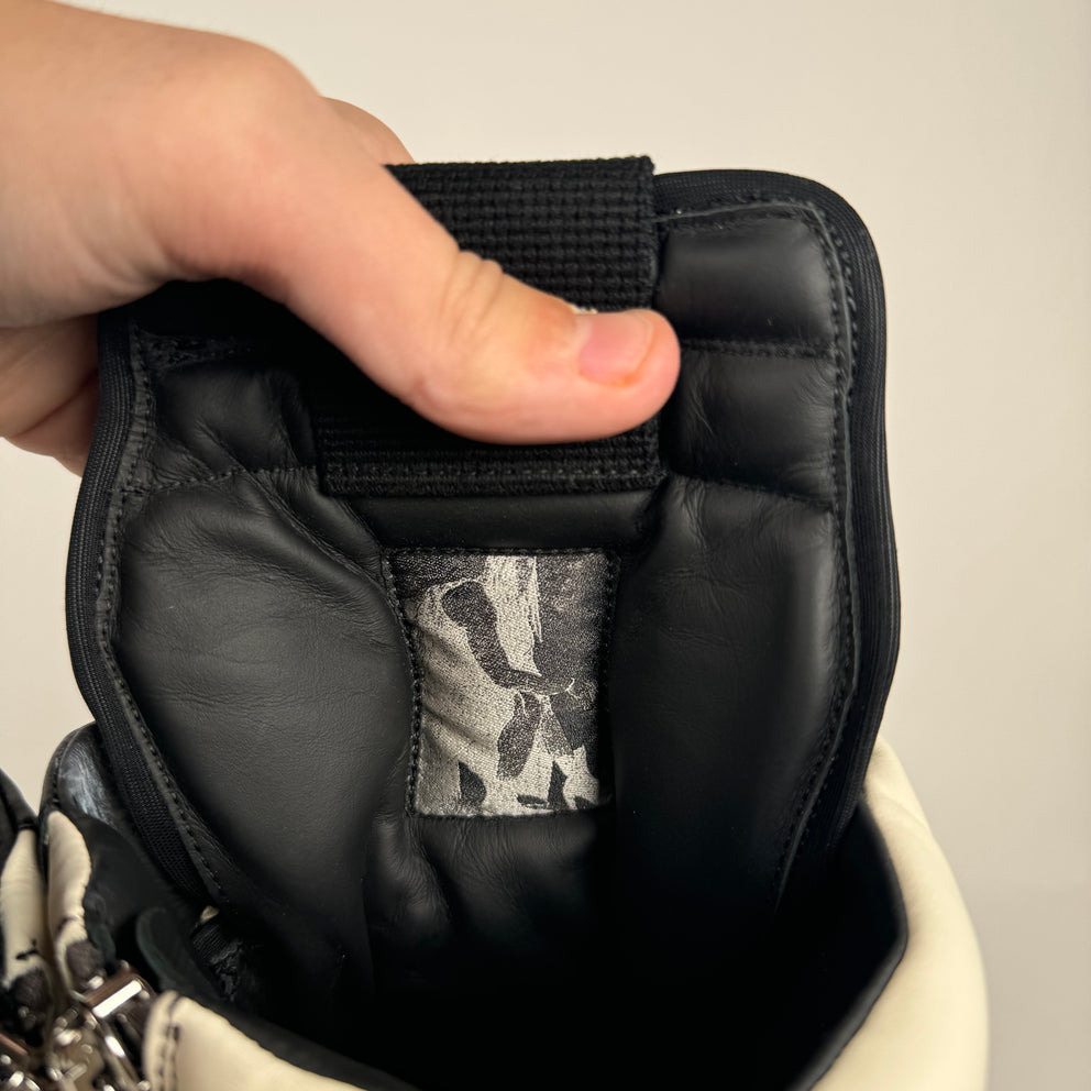Rick Owens Black/Milk Geobasket Size 42