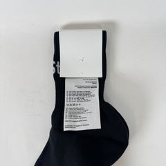 Acne Studios Black Logo Socks