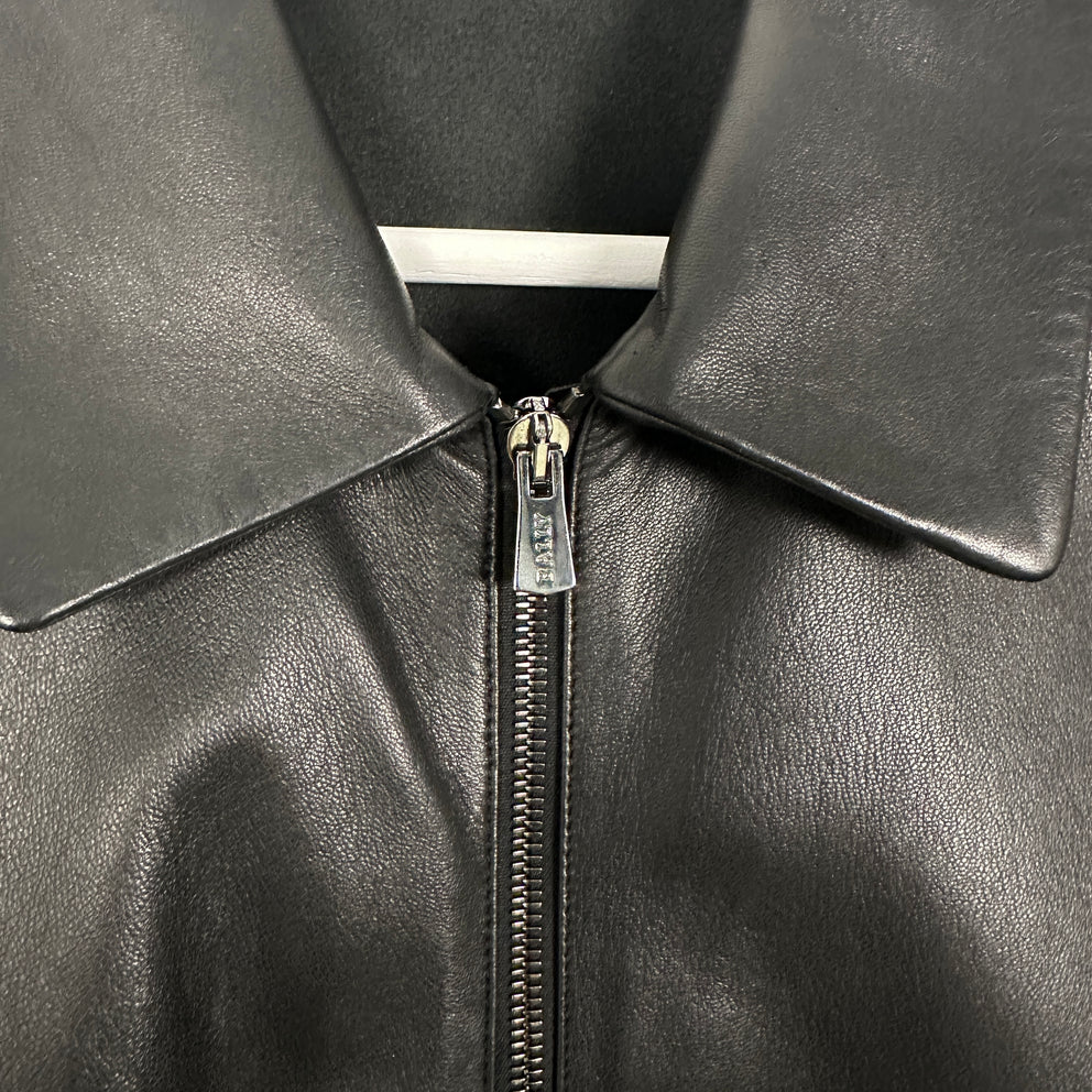 Bally Lamb Leather Jacket Size S