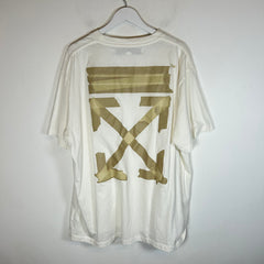 Off-White White Tape Arrows T-Shirt Size L