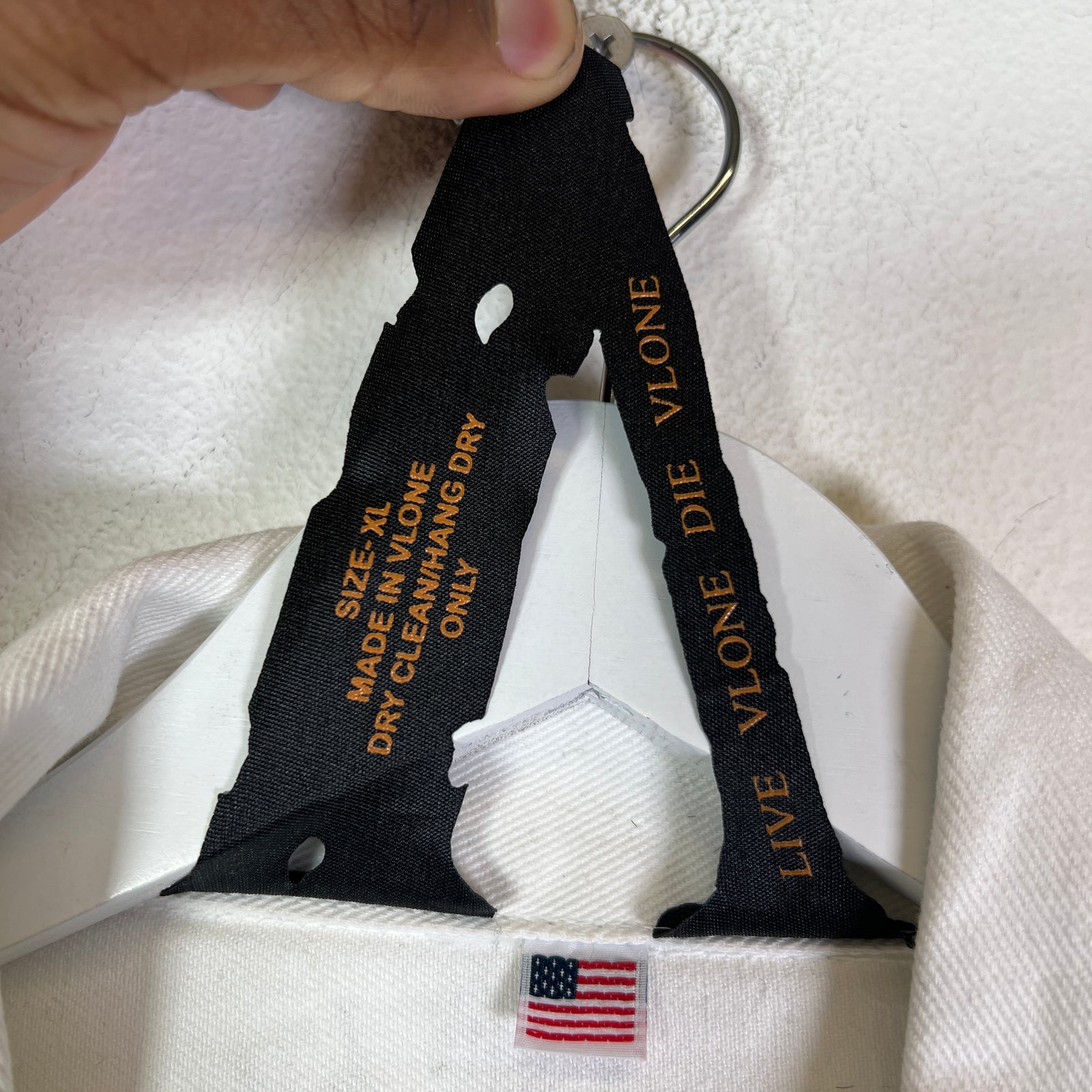 Vlone Friends & Family Rhinestone Denim Jacket