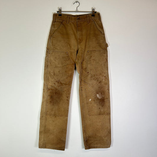 Carhartt Tan Thrashed Double Knee Carpenter Pants