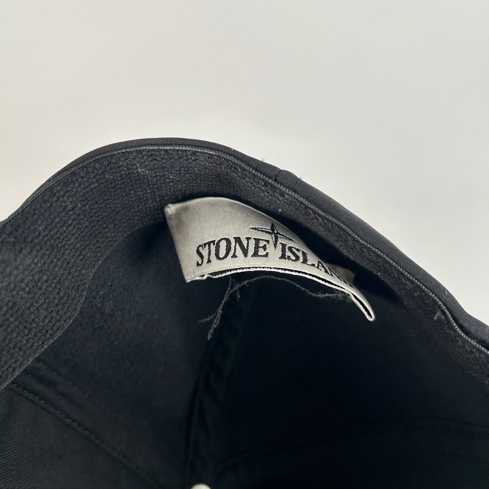 Stone Island Black Logo Hat